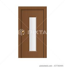 Brown Wooden Interior Door Home