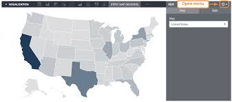 Static Map Regions Chart Options