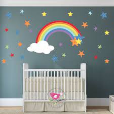 Rainbow Wall Sticker For Babys Nursery Room