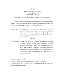 Surat pernyataan ikrar talak.doc / surat pernyataan talak : 18 Contoh Surat Keterangan Cerai Dari Kua