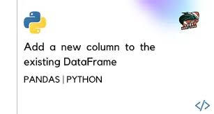 existing dataframe pandas python