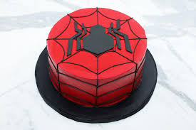My kids know that momma loves to craft for their birthdays. Spiderman Cake Sweet Dough Cake Recipe Rosanna Pansino