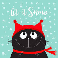 Приходите к нам на aliexpress, у нас вы найдете все! Cute Funny Cartoon Cat Character With Winter Snow Background Royalty Free Cliparts Vectors And Stock Illustration Image 90763235