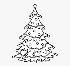 The christmas tree is a tradition that we celebrate in every christmas day. Pine Tree Clipart Black And White Christmas Tree Sketch Of Christmas Tree Hd Png Download Kindpng