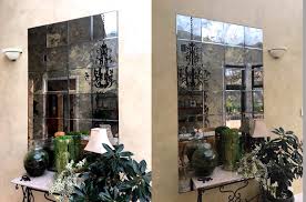 Distressed Mirror Tiles And Table Tops