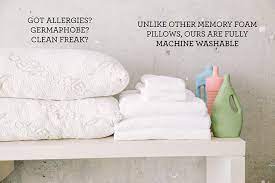 You can't put a memory foam pillow in the washing machine, but it's still possible to wash it! Cleaning Memory Foam Pillow Made Easy How To