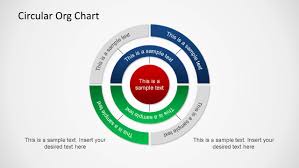Circular Organizational Chart Powerpoint Diagram