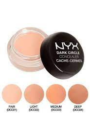 nyx cosmetics dark circle concealer