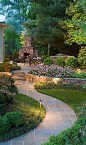 Walkway Backyard Landscaping Garden