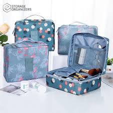 pieces cosmetic bag portable travel