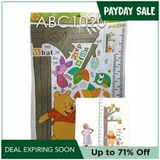 Abc1020 Winnie The Pooh Height Measurement Wall Decals