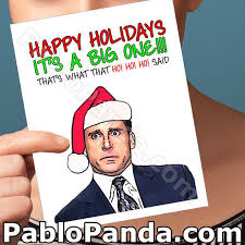 Funny Christmas Card The Office Holiday Cards Card By Pablopanda