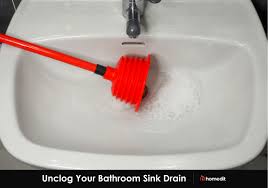 how to clean a bathroom sink drain