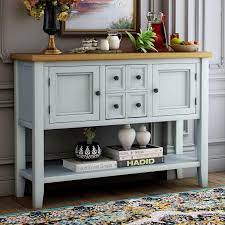 console table buffet table with 4