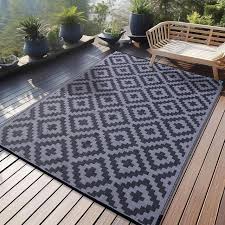 olanly waterproof outdoor rug 8x10 ft
