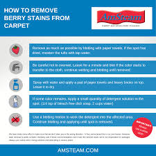 how to remove a berry stain from carpet