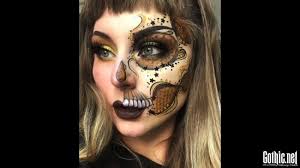 sugar skull and honey makeup tutorial