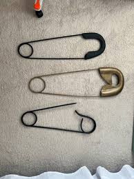 Safety Pin Wall Decor Household Items
