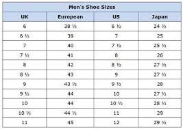 14 Men Size Chart Shoe Chart Paketsusudomba Co Men Size