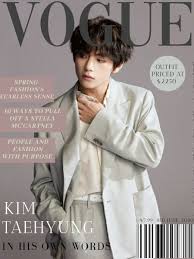 Vogue magazine also talked about the sensational bts fame. Taehyung Vogue Magazine Cover Vogue Magazine Covers Taehyung Vogue Covers