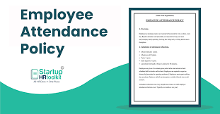 employee attendance policy template