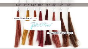hair color chart tiffani chanel