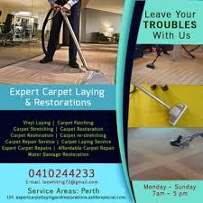 expert carpet laying and restorations