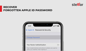 reset recover forgotten apple id pword