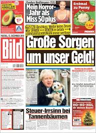 From old high german bilidi. Newspaper Bild Germany Newspapers In Germany Friday S Edition December 13 Of 2019 Kiosko Net