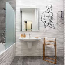 Male Portrait Bathroom Wall Art Man In