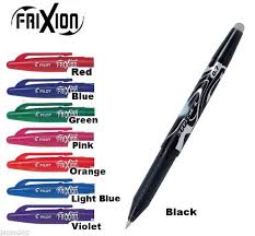 The brand was introduced in 1979 as a rollerball pen model, then expanding to the rest of mitsubishi pencil products. Pilot Frixion Ball 0 7 Erasable Coloured Ballpoint Pens 8 Colors Made In Japan Pilot
