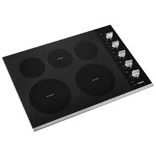whirlpool wce77us0hs 30 inch electric ceramic glass cooktop with two dual radiant elements