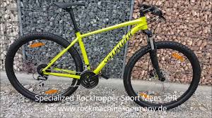 Specialized Rockhopper Sport Mens 29r Twentyniner Mountain Bike 2018