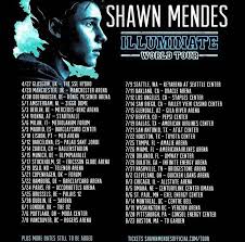Dates Of Illuminate World Tour Shawn Mendes I Am Going To