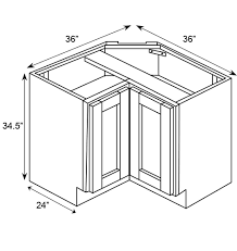 ber36 square corner base cabinet