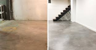 How To Stain Concrete Basement Floor