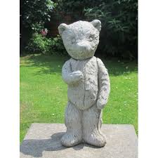 Large Standing Teddy Bear Garden Statue