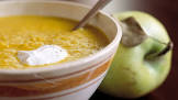 chilled curried apple soup