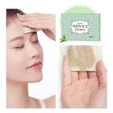 100pcs matcha face blotting paper green