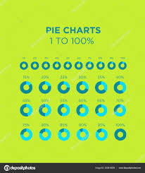 Abstract Infographics Pie Chart Data Show The Percentage