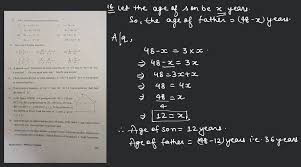 10 Solve The Following Equations