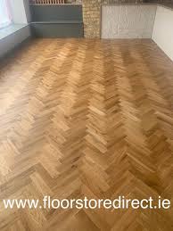 solid oak herringbone floor