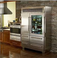 subzero 48 pro glass door refrigerator
