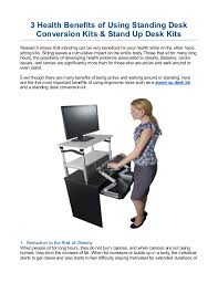 When standing desks were introduced, 54% of workers reported a reduction in back and neck pain. 3 Health Benefits Of Using Standing Desk Conversion Kits Stand Up D