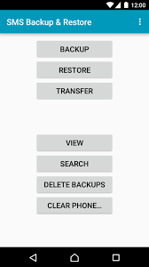 sms backup re for android