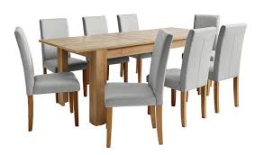 The top countries of supplier is china, from which the. Buy Argos Home Miami Xl Extending Table 8 Grey Chairs Dining Table And Chair Sets Argos