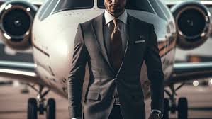 a gentleman is business suit is