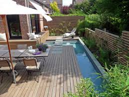Having a pool can also increase the value of your home, because the property becomes more attractive to potential buyers if your house has a pool. Minimalist Swimming Pool Design For Small Terraced Houses