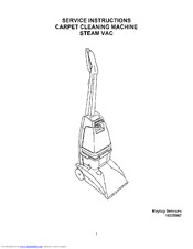 hoover steamvac f5808 manuals manualslib
