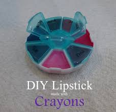 diy lipstick from crayons making